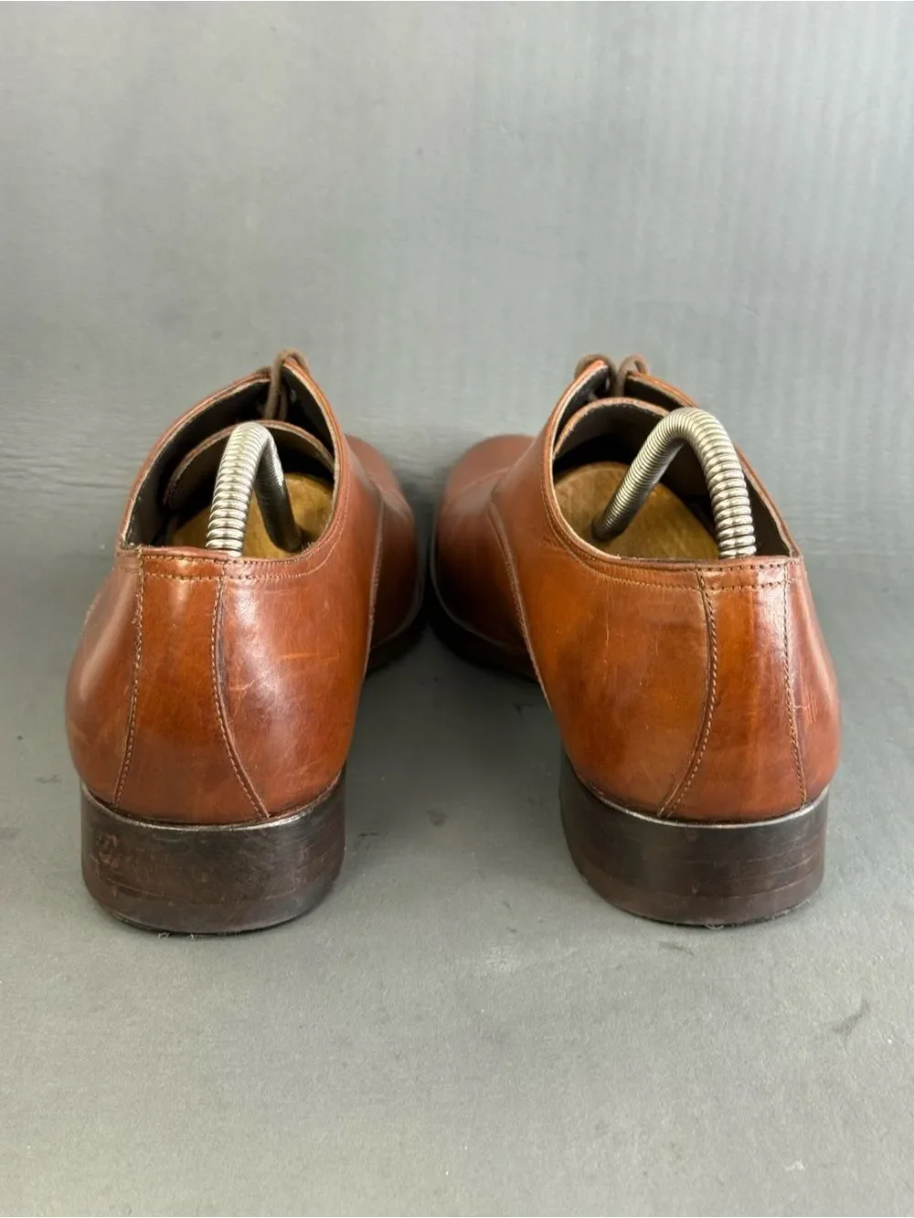 To Boot New York Forley cognac brown leather cap-toe Oxford shoes men’s 9
